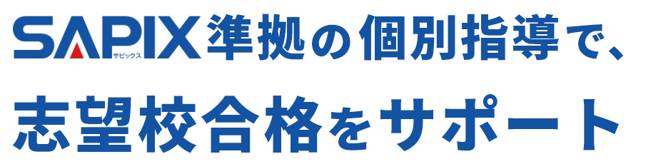 SAPIX生に伴走する個別指導 一人ひとりのために、最適な授業を